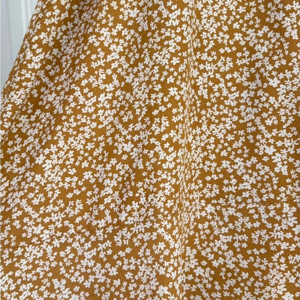 Wishlist by Bohme Floral Faux Wrap Midi Skirt Size Large NWOT - Picture 5 of 7